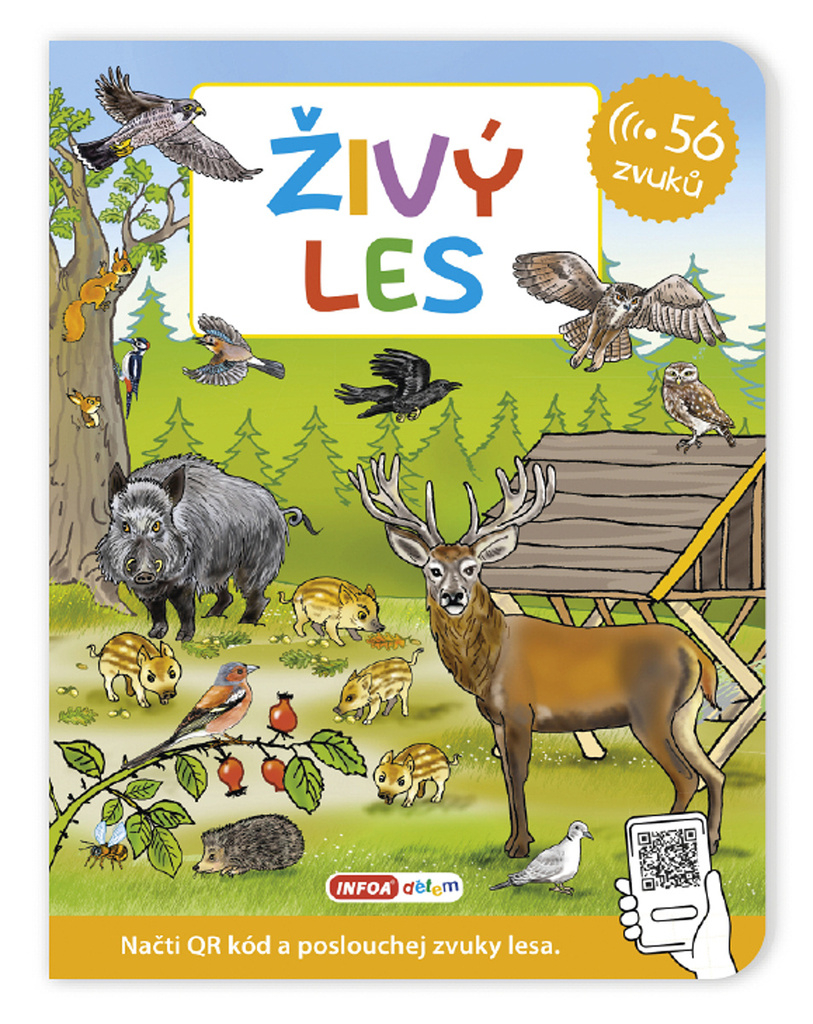 Živý les - 56 zvuků s QR kódy Živý les - 56 zvuků s QR kódy